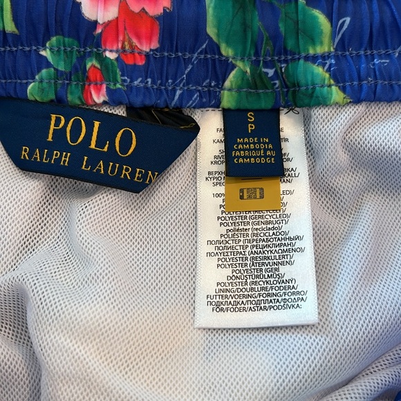 Polo Ralph Lauren Men’s Floral Swim Trunks Size S - Picture 14 of 16